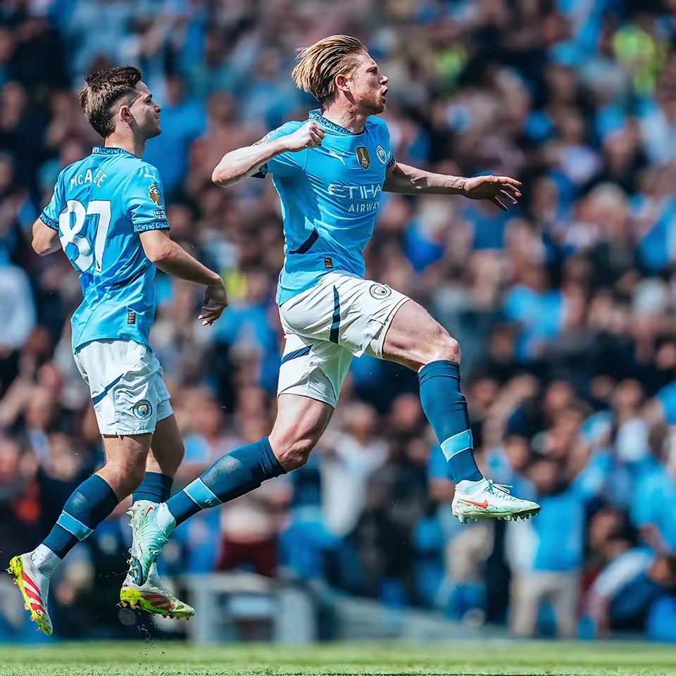 曼城中场状态火爆，连续多场取得进球